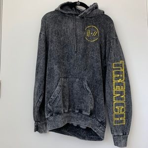 twenty one pilots trench hoodie unisex size M